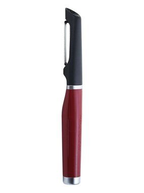 KitchenAid Red Euro Fruit Vegetable Peeler with Blade Protective Cover